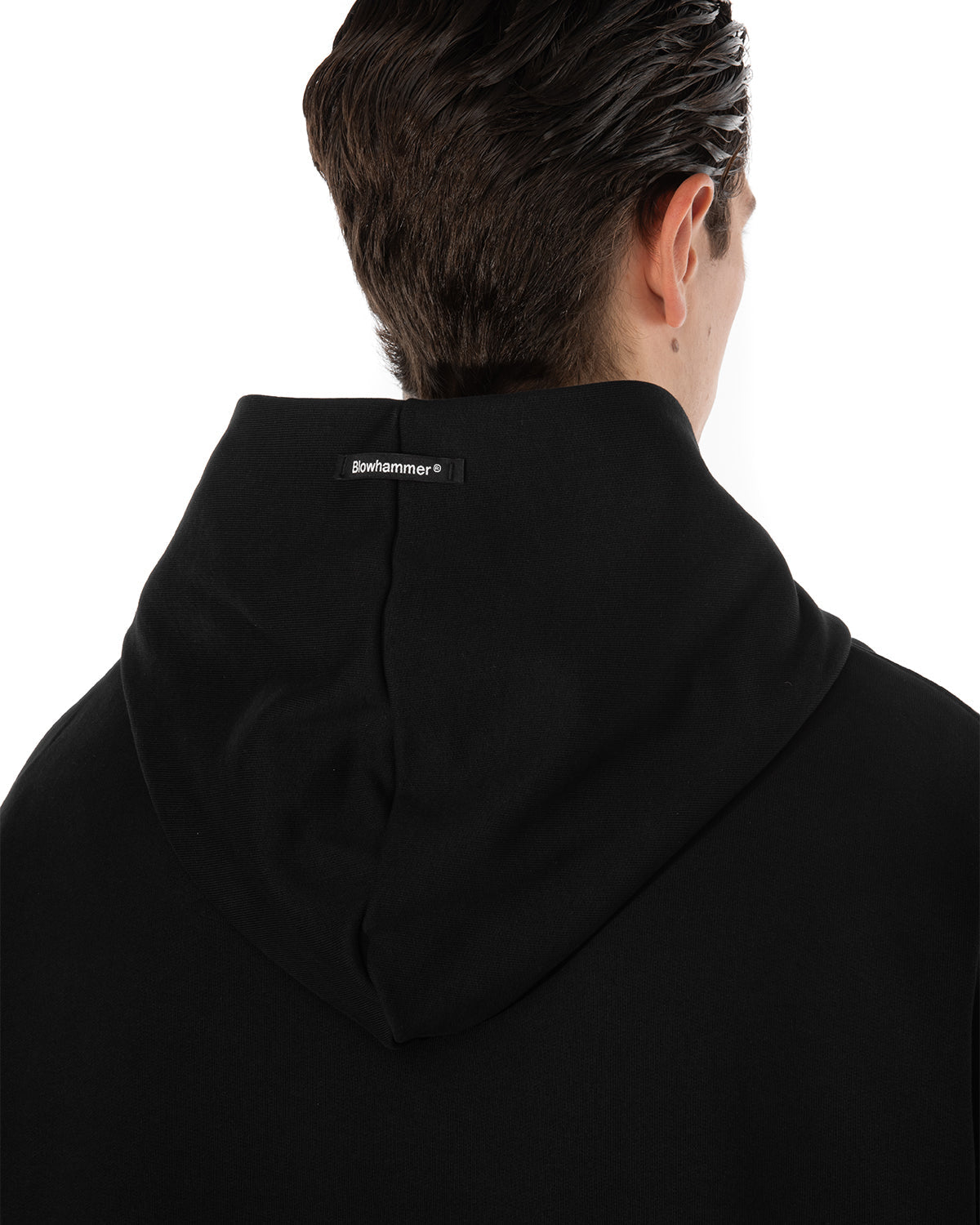 BROKENHEART Black Zip Hoodie | Blowhammer, color_black