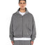 BROKENHEART Grey Zip Hoodie | Blowhammer, color_grey